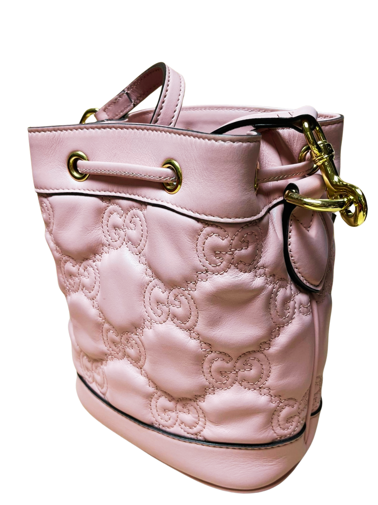 Gucci GG Matelassé Bucket Bag