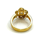 18KYG Diamond Star Ring