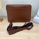 Faire Leather Sling Clutch Bag
