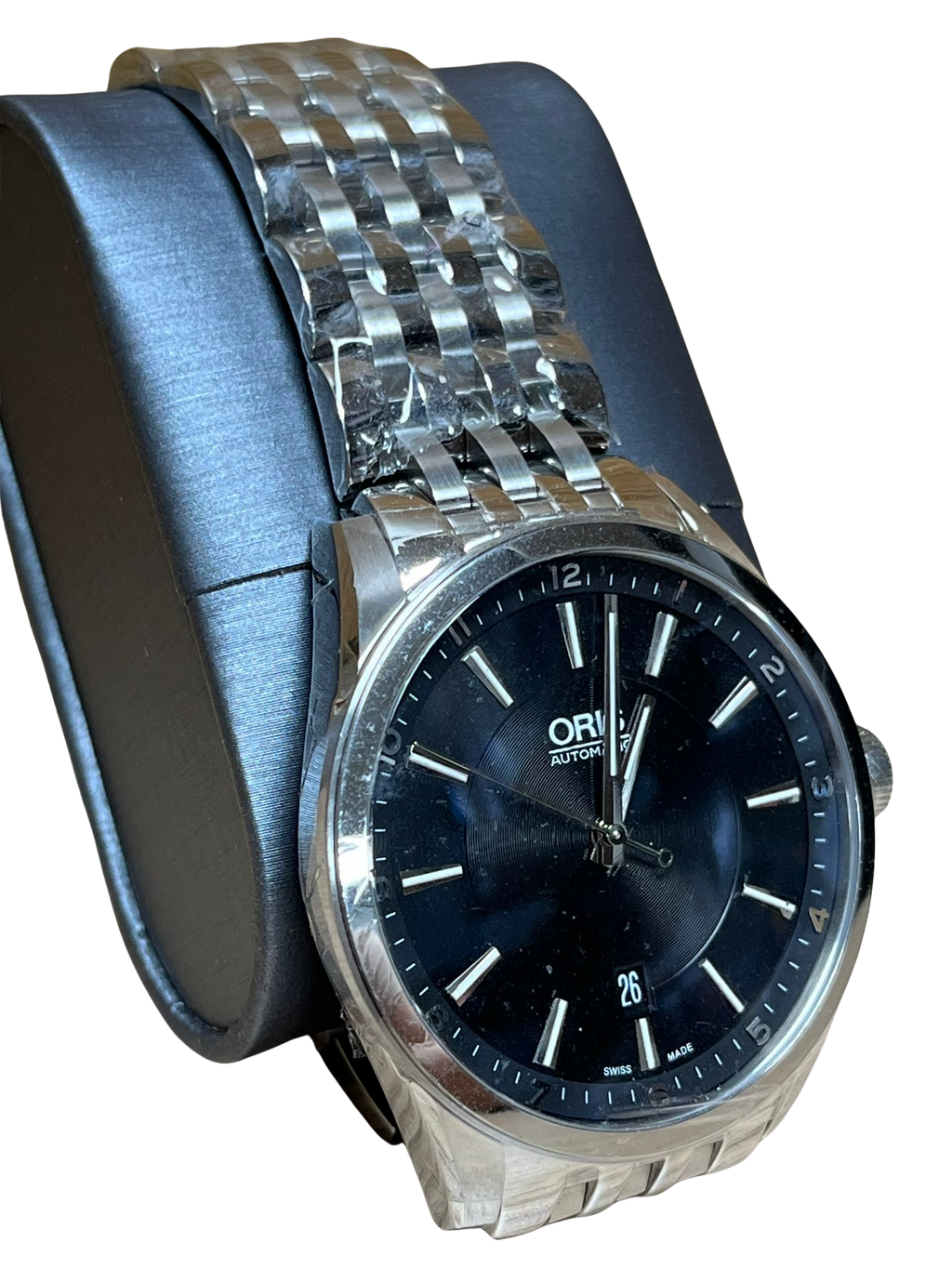 Oris Artix Date 3384521 Automatic Black Dial Stainless Steel Men Watch