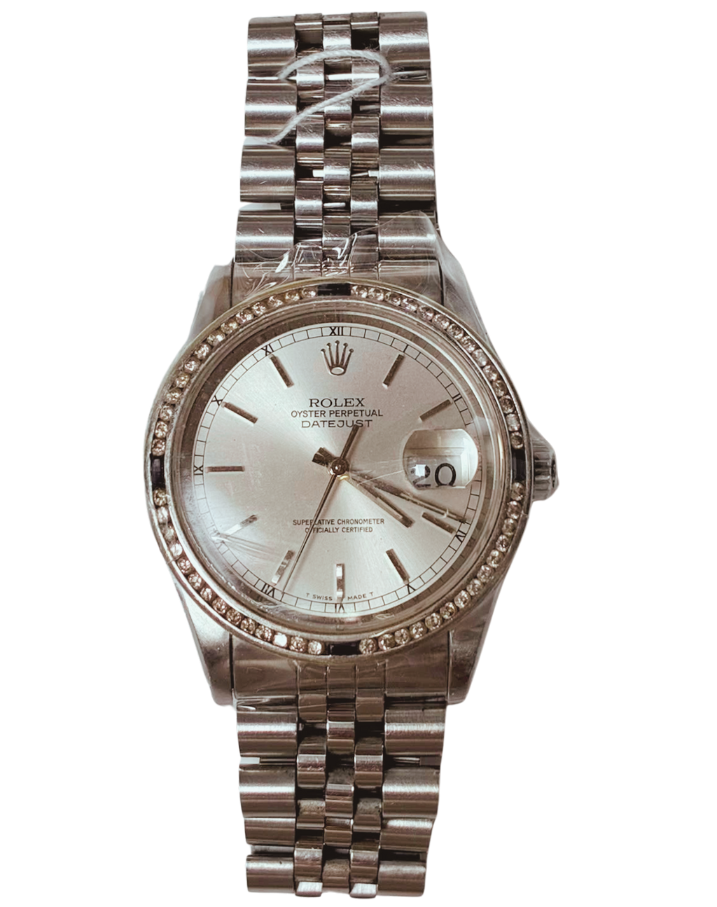 Rolex 16234 Datejust 36 Custom Diamond Bezel