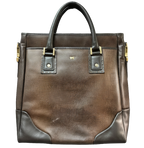 Braun Buffel Leather Tote Bag Brown