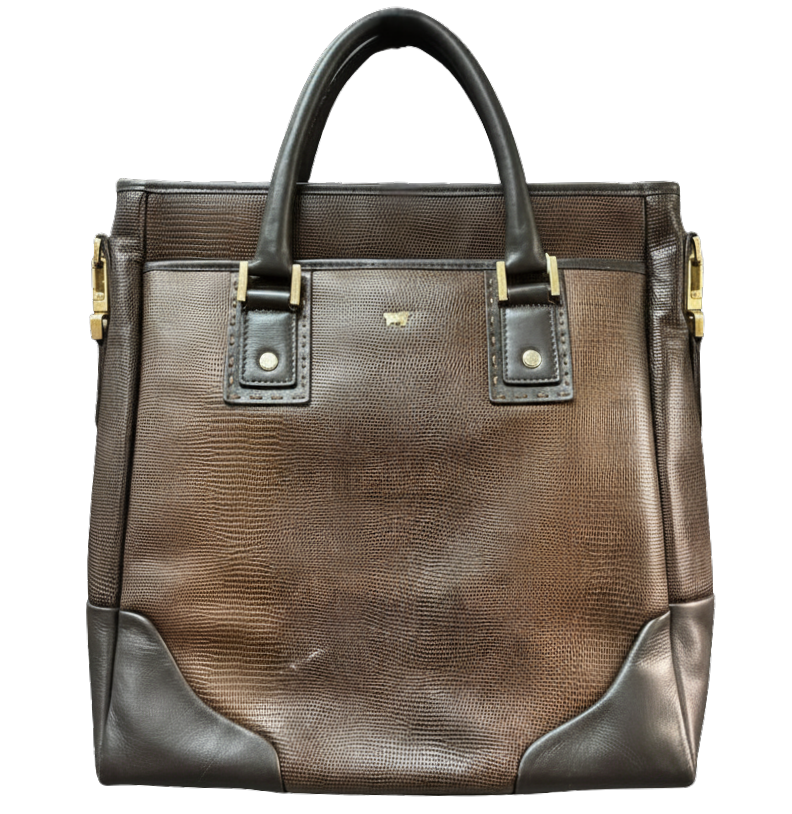Braun Buffel Leather Tote Bag Brown