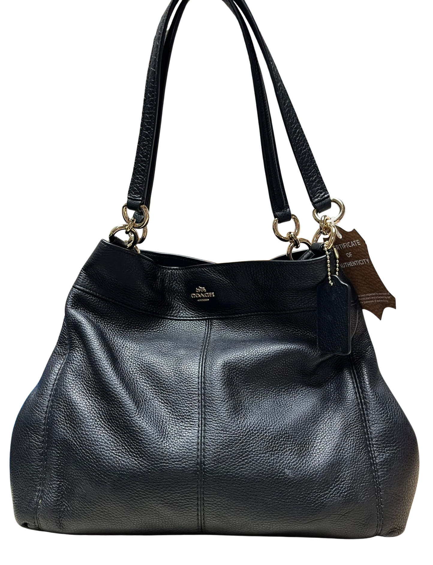 Coach Black Leather Phoebe Madison Shoulder Bag Main image