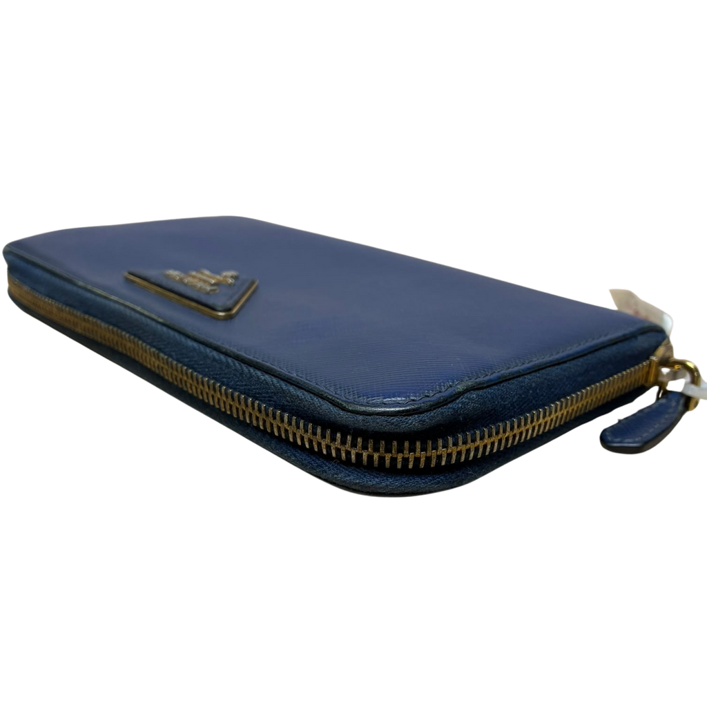 Prada Saffiano Leather ZipAround Wallet