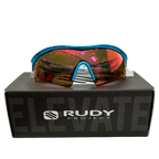 Rudy Project SP7640860000 Tralyx+ Performance Sports Sunglasses Azur Matte FrameMultilaser Orange Lenses