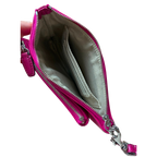 Coach Legacy Wristlet Leather Fuchsia