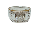 750WG Diamond Mens Ring 7.2GM