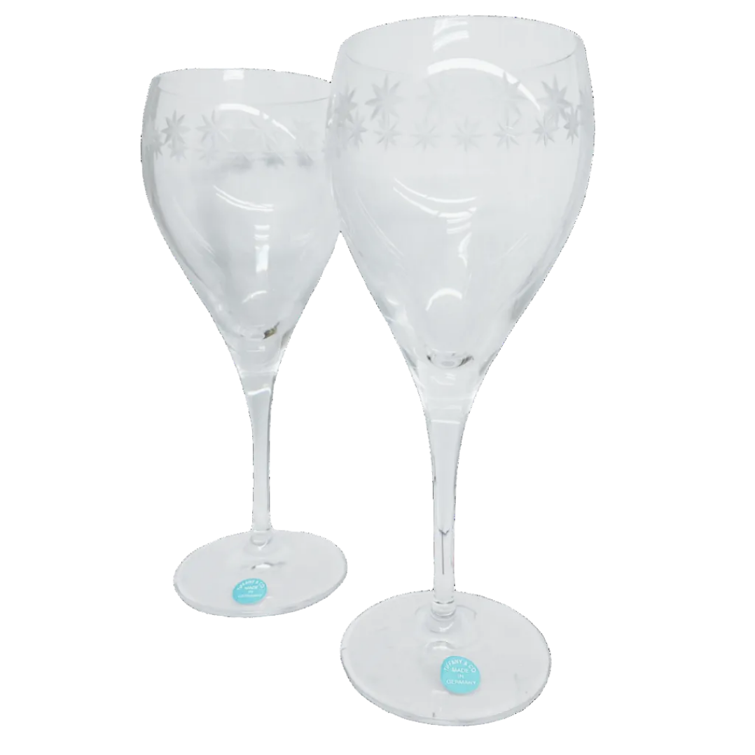 Tiffany & Co D7H19.55 Luminous Crystal Wine Glass