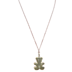 Swarovski Crystal Mini Teddy Bear Pendant Necklace