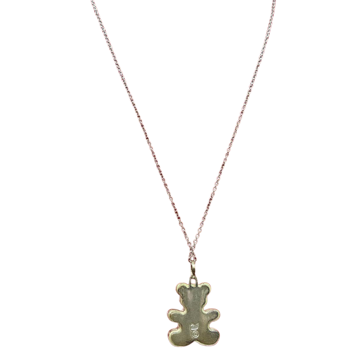 Swarovski Crystal Mini Teddy Bear Pendant Necklace