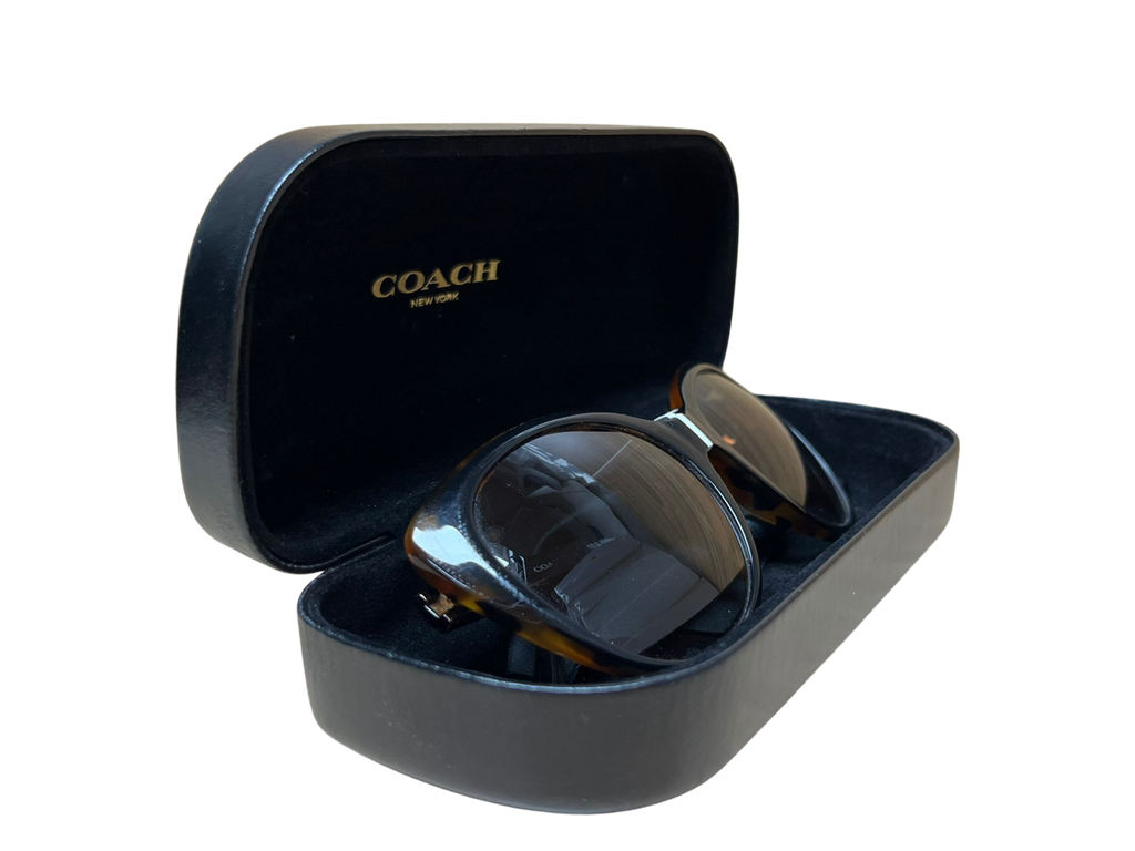 Coach L1060 544611 Women Sunglasses Black Tortoise