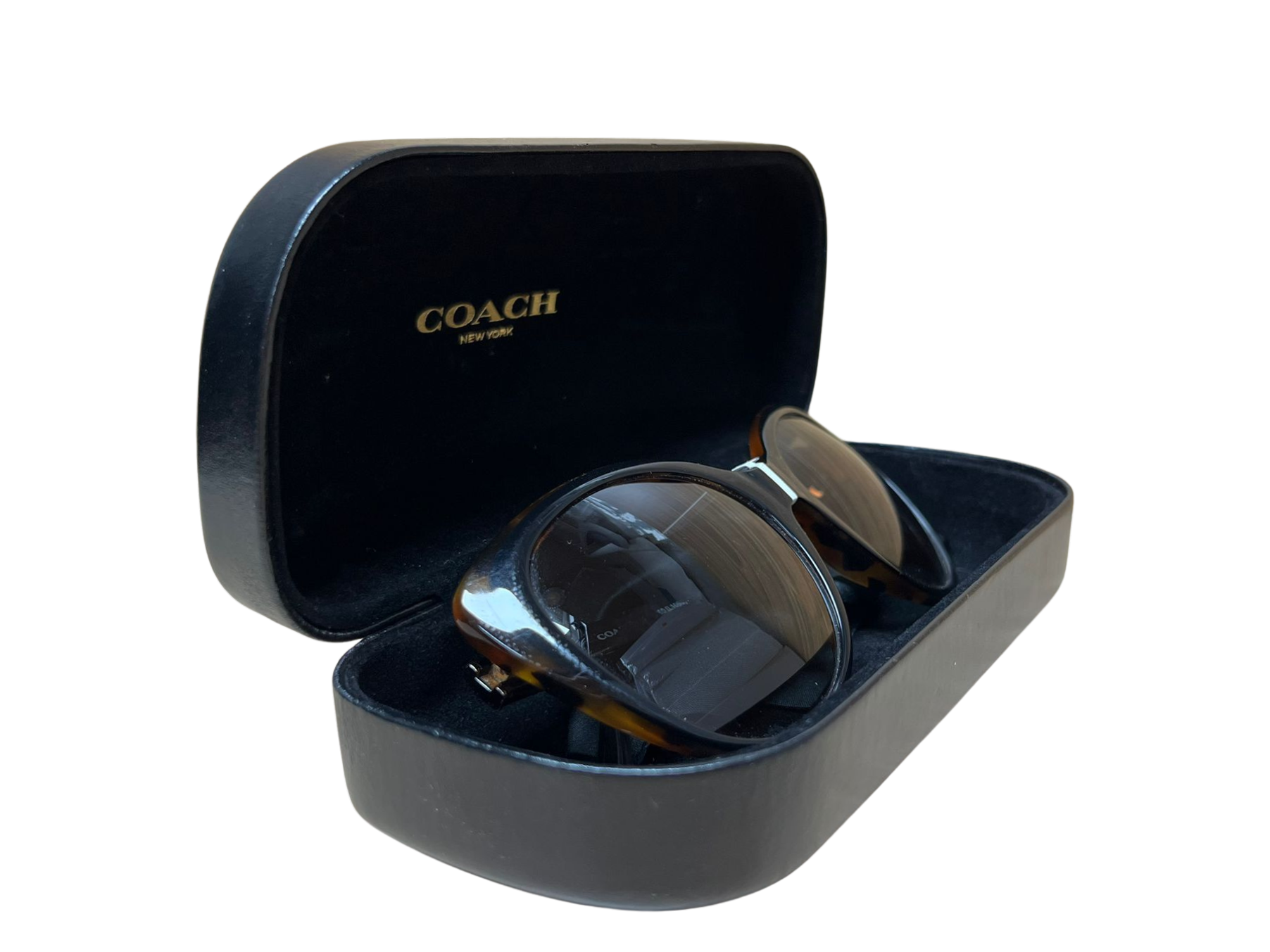 Coach L1060 544611 Women Sunglasses Black Tortoise
