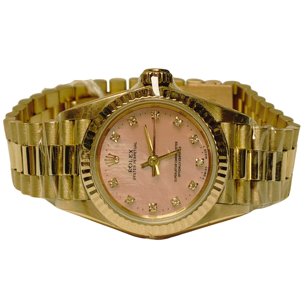 Rolex 67198 Lady Datejust 18k Yellow Gold Automatic Ladys Watch