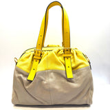 Marc Jacobs Yellow & Beige Tote Bag