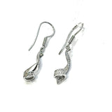 18KWG Diamond Earring