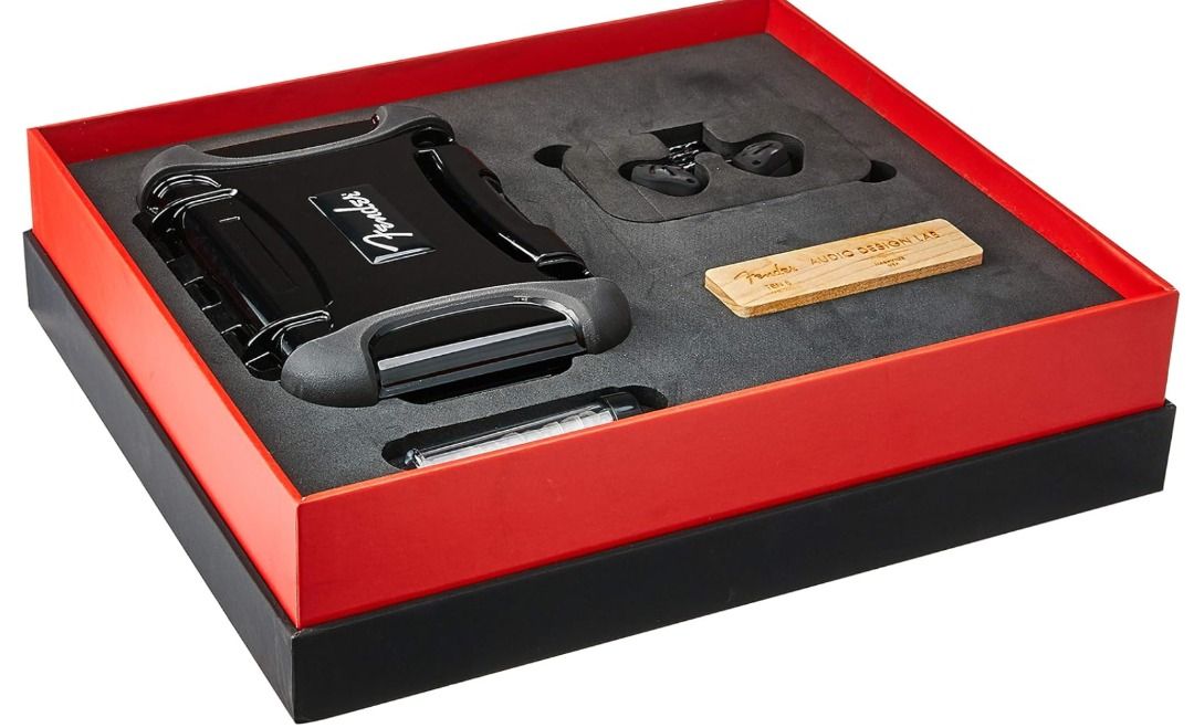 Fender Ten 5 (Flat Black), Professional IEM In-ear Earphone Monitor