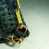 Fendi Baquette Woven Jaquard Fabric Shoulder Bag