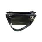 Salvatore Ferragamo BC216256 Gancini Black Leather Shoulder Bag
