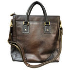 Braun Buffel Leather Tote Bag Brown