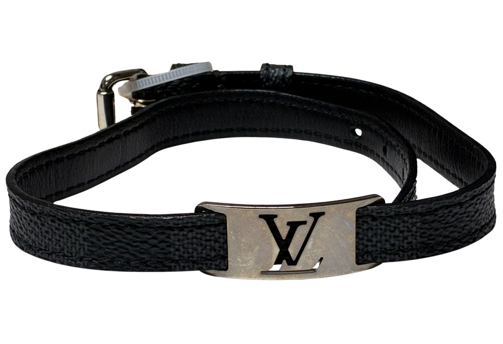 Louis Vuitton Damier Graphite Sign It Bracelet Small