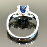 PT900 Tanzanite With Diamond Ring