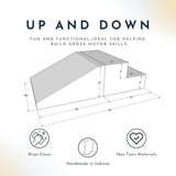 Foamnasium Up and Down, Pink/White