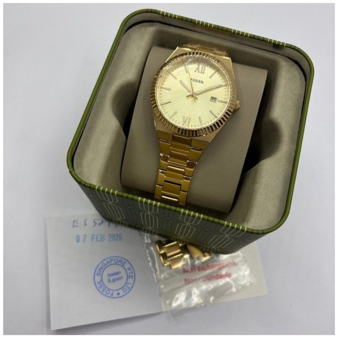 Fossil Scarlette 38mm Quartz Steel Watch