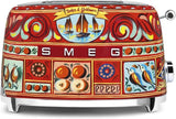 Smeg TSF01DGUK Dolce & Gabbana Sicily Is My Love Collection 2-Slice Toaster