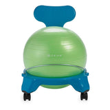 Gaiam Kids Balance Ball Chair BlueGreen