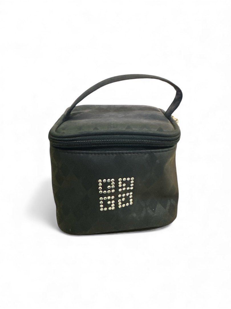 Givenchy 1990s Black Fabric Pouch Bag