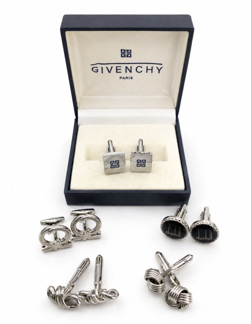 Givenchy-Dunhill-Ferragamo - 925 silver cufflink Main image