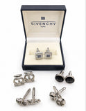 Givenchy-Dunhill-Ferragamo - 925 silver cufflink