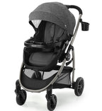 Graco Modes Pramette Stroller, Baby Stroller with True Pram Mode, Reversible Seat, One Hand Fold, Extra Storage, Child Tray, Redmond