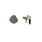 Gucci 925 Silver Heart Earring