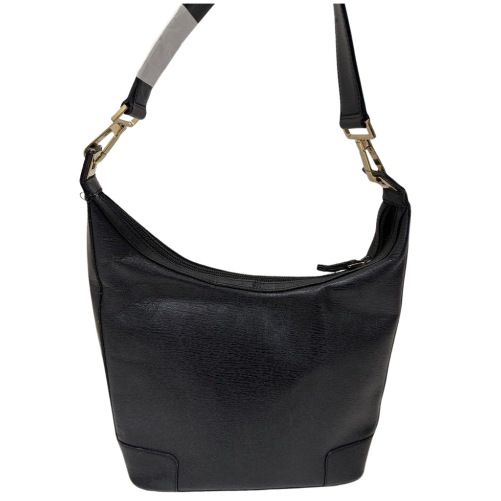 Gucci Black Leather Shoulder Bag