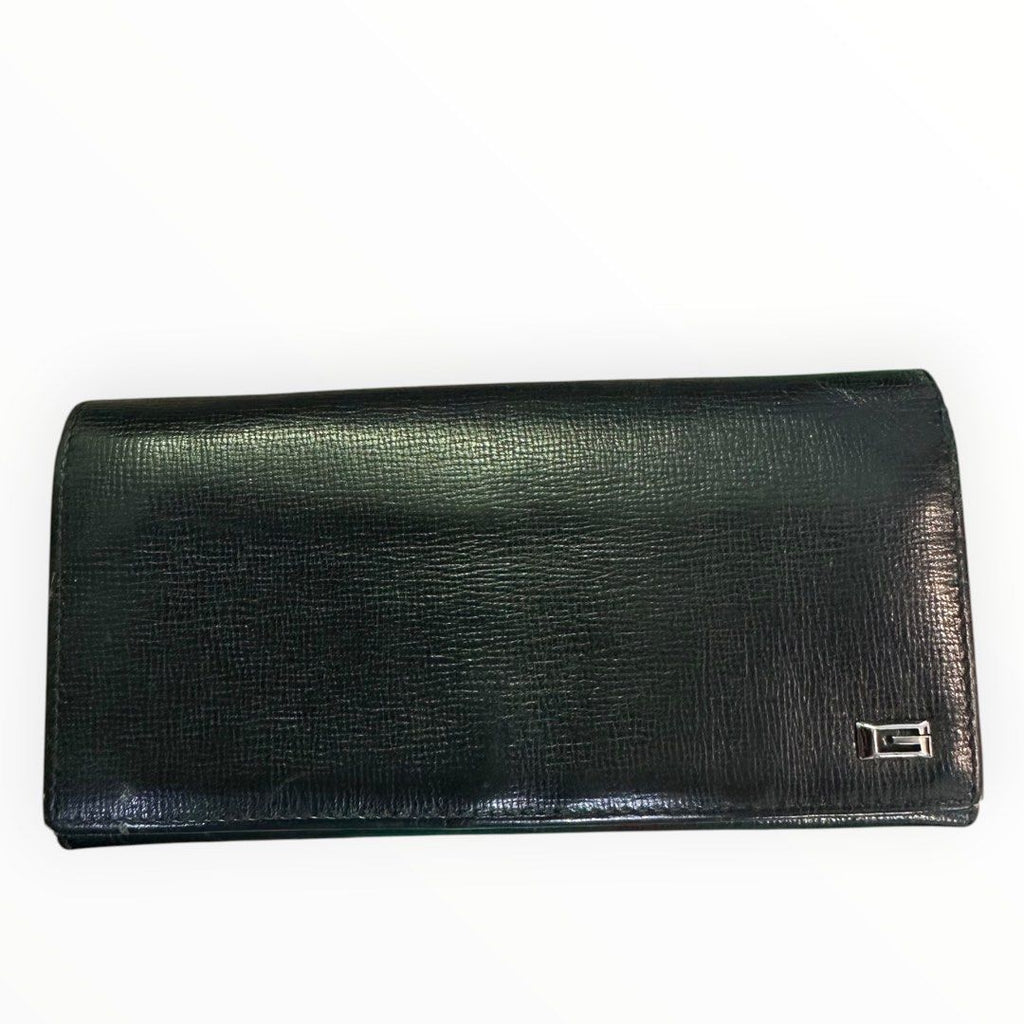 Gucci Black Long Leather Wallet