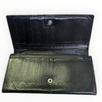 Gucci Black Long Leather Wallet