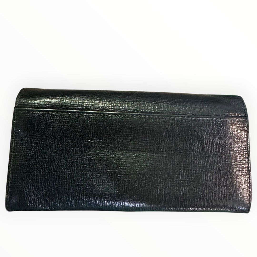 Gucci Black Long Leather Wallet