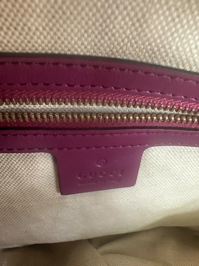 Gucci Bree Dome Tote in Ruby Red w/ dustbag
