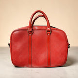 Gucci Guccissima Leather Briefcase / Laptop Bag – Red