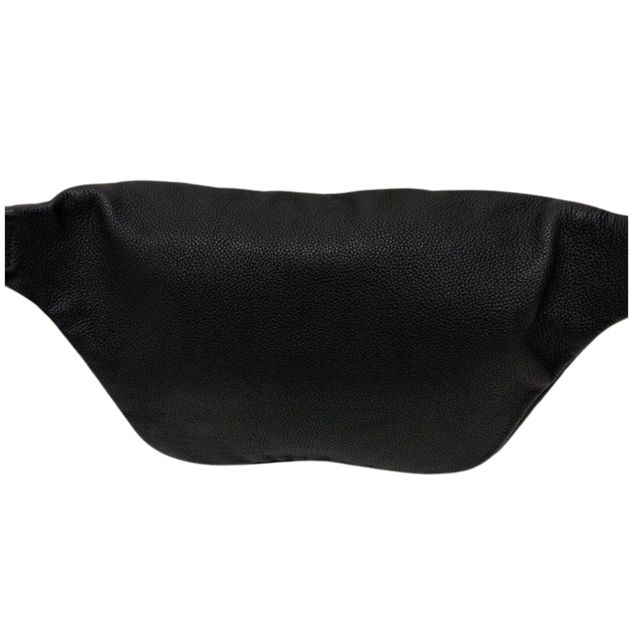 Gucci Retro Calfskin Web Logo Belt Bag, Black