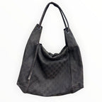 Gucci Monogram Brown Hobo Shoulder Bag