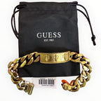 Guess Gold-Tone Chunky Chain Jumbo Bracelet