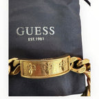 Guess Gold-Tone Chunky Chain Jumbo Bracelet