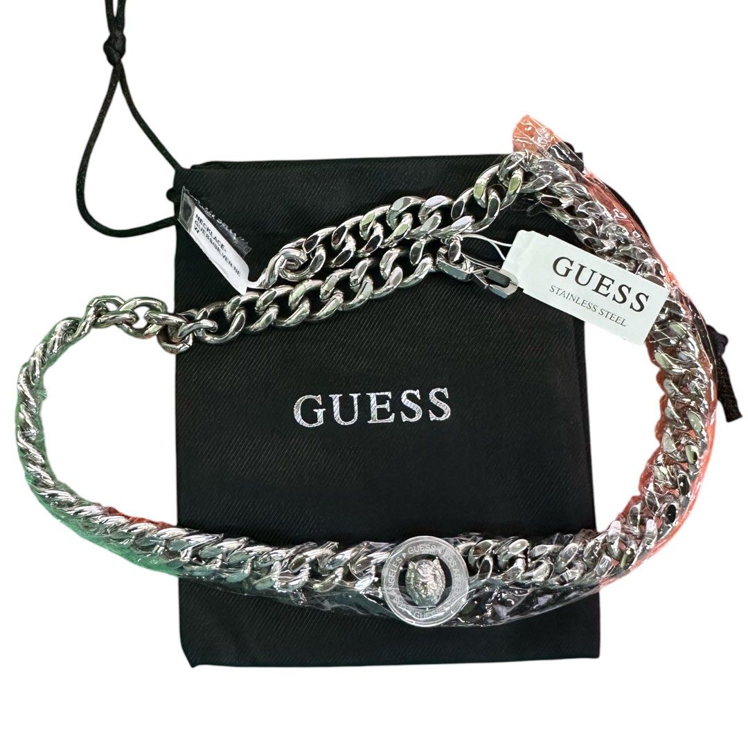 Guess Lion King Steel Necklace JUMBO1313JWSTBKT/U Main image