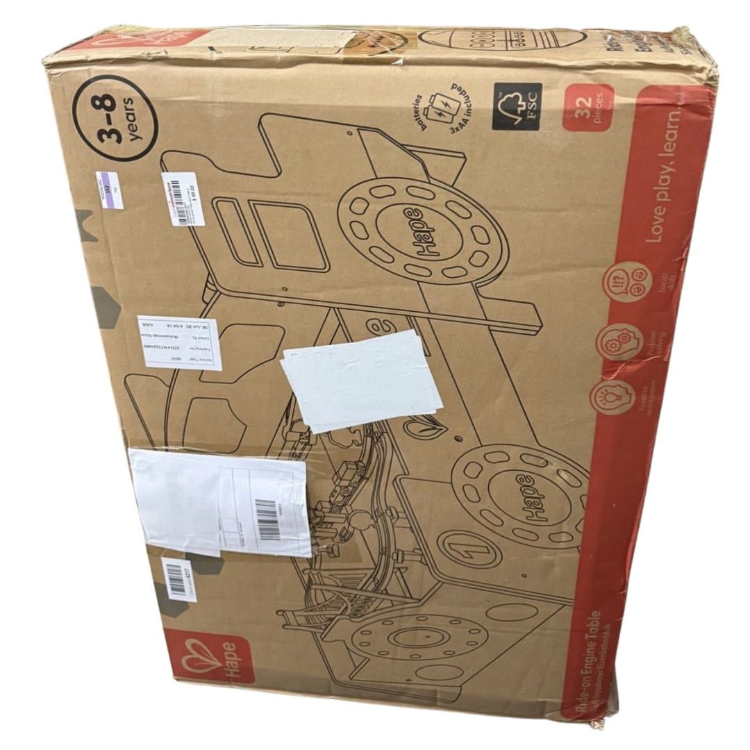 Hape E3769 Railway Table Play Set with Ride On