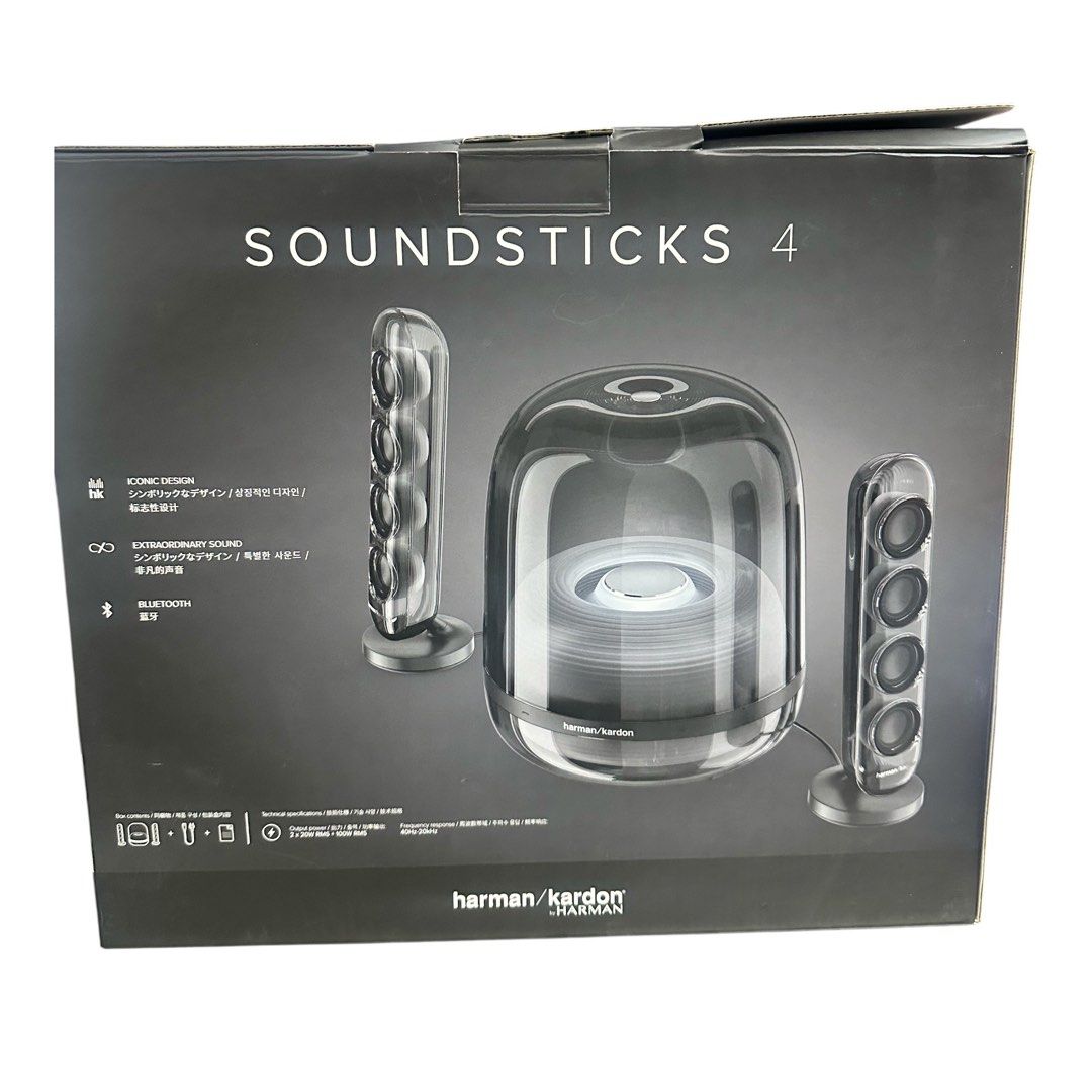 Harman Kardon HKSS4 Soundstick 4 Bluetooth Speaker System, Black
