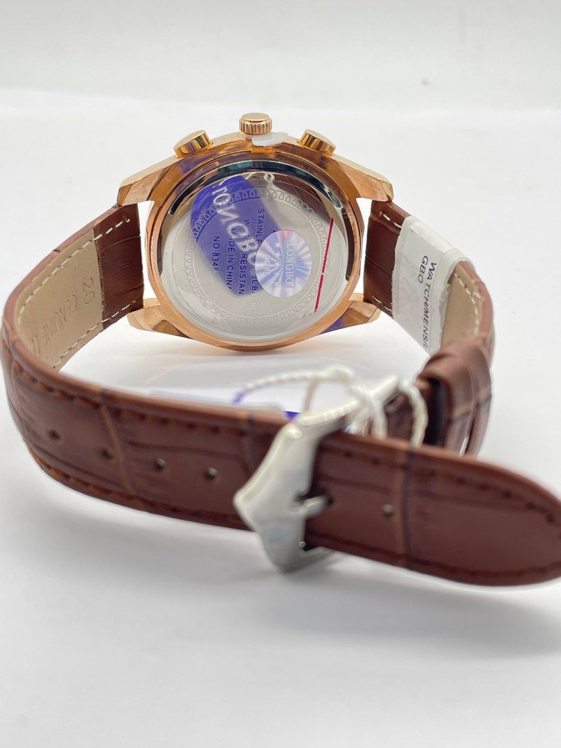 Longbo 44mm Quartz Mens Watch