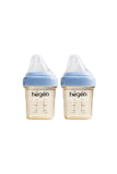 Hegen Pcto™ 150ml/5oz Feeding Bottle PPSU, 2 pack - Blue